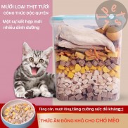 [ THỨC ĂN ĐÔNG KHÔ ] Thịt sấy khô/ Thức ăn sấy khô cho Chó Mèo hộp 650gr